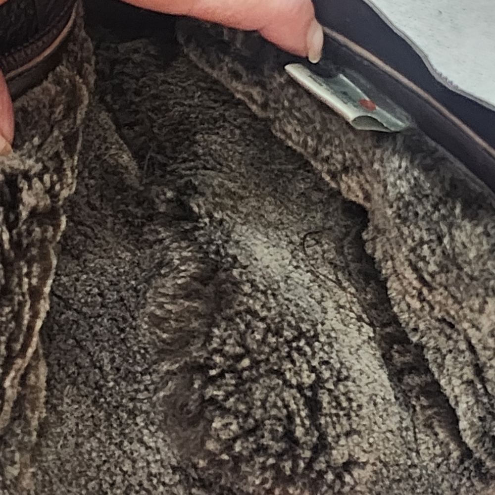 Blondo Dark Brown Fur-Trim Buckle Ankle Boots - Picture 10 of 13